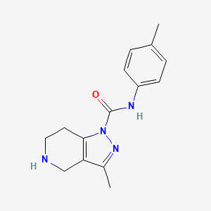 3-Methyl-N-(P-tolyl)-4,5,6,7-tetrahydro-1H-pyrazolo[4,3-C]pyridine-1-carboxamide