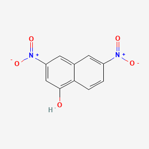 molecular formula C10H6N2O5 B1184709 3,6-Dinitro-1-naphthol 