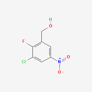 molecular formula C7H5ClFNO3 B1184726 (3-Chloro-2-fluoro-5-nitrophenyl)methanol 