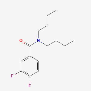 molecular formula C15H21F2NO B1184732 N,N-dibutyl-3,4-difluorobenzamide 