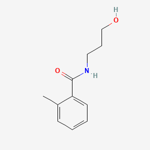 molecular formula C11H15NO2 B1184740 N-(3-hydroxypropyl)-2-methylbenzamide 