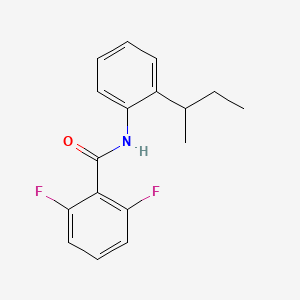 molecular formula C17H17F2NO B1184748 N-(2-sec-butylphenyl)-2,6-difluorobenzamide 