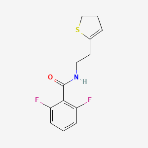 molecular formula C13H11F2NOS B1184754 2,6-difluoro-N-[2-(2-thienyl)ethyl]benzamide 