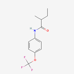 molecular formula C12H14F3NO2 B1184755 2-methyl-N-[4-(trifluoromethoxy)phenyl]butanamide 