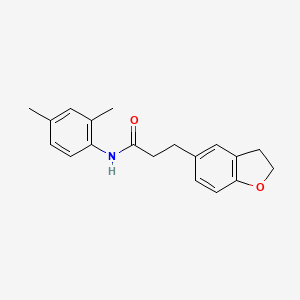 3-(2,3-dihydro-1-benzofuran-5-yl)-N-(2,4-dimethylphenyl)propanamide