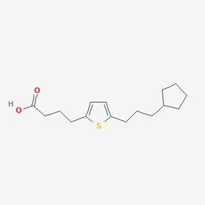 4-(5-(3-Cyclopentylpropyl)thiophen-2-yl)butanoic acid