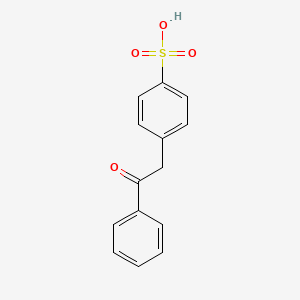 Benzenesulfonic acid, 4-(2-oxo-2-phenylethyl)-