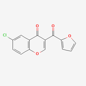 6-Chloro-3-(furan-2-carbonyl)-4H-chromen-4-one