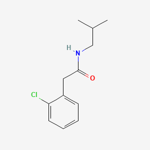 molecular formula C12H16ClNO B1184808 2-(2-chlorophenyl)-N-(2-methylpropyl)acetamide 