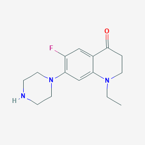 1-Ethyl-6-fluoro-7-(piperazin-1-yl)-2,3-dihydroquinolin-4(1H)-one