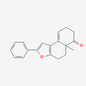 5a-Methyl-2-phenyl-5,5a,7,8-tetrahydronaphtho[2,1-b]furan-6(4h)-one