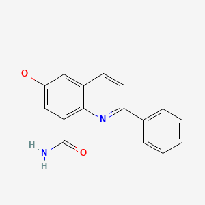 6-Methoxy-2-phenylquinoline-8-carboxamide