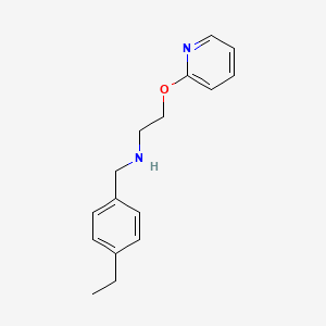molecular formula C16H20N2O B1184832 N-(4-ethylbenzyl)-2-(pyridin-2-yloxy)ethanamine 