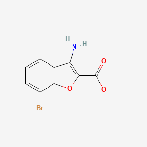 Methyl 3-amino-7-bromobenzofuran-2-carboxylate