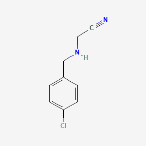 molecular formula C9H9ClN2 B1184833 [(4-Chlorobenzyl)amino]acetonitrile 