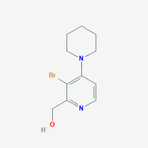 (3-Bromo-4-(piperidin-1-yl)pyridin-2-yl)methanol