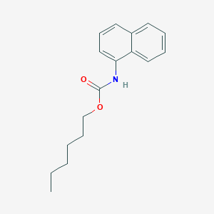 molecular formula C17H21NO2 B11848436 Hexyl naphthalen-1-ylcarbamate CAS No. 39994-78-0