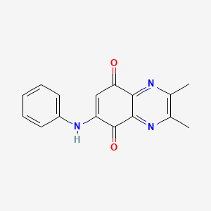 6-Anilino-2,3-dimethylquinoxaline-5,8-dione