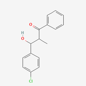 3-(4-Chlorophenyl)-3-hydroxy-2-methyl-1-phenylpropan-1-one