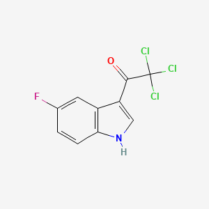 2,2,2-Trichloro-1-(5-fluoro-1H-indol-3-yl)ethanone