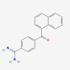 Benzenecarboximidamide, 4-(1-naphthalenylcarbonyl)-