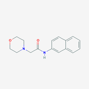 4-Morpholineacetamide, N-2-naphthalenyl-