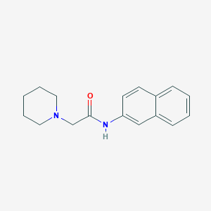 1-Piperidineacetamide, N-2-naphthalenyl-