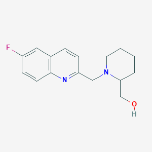 (1-((6-Fluoroquinolin-2-yl)methyl)piperidin-2-yl)methanol