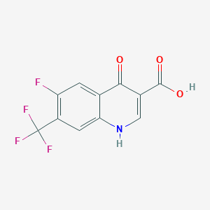 6-Fluoro-4-hydroxy-7-(trifluoromethyl)quinoline-3-carboxylic acid