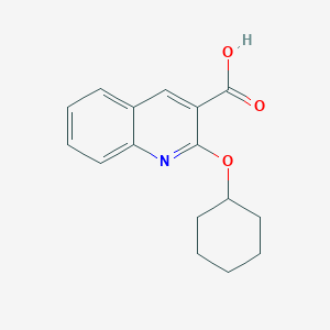 2-(Cyclohexyloxy)quinoline-3-carboxylic acid