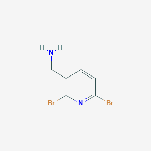 molecular formula C6H6Br2N2 B11849144 (2,6-Dibromopyridin-3-yl)methanamine 