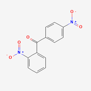 molecular formula C13H8N2O5 B11849223 (2-Nitrophenyl)(4-nitrophenyl)methanone 