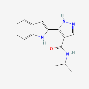 3-(1H-Indol-2-YL)-N-isopropyl-1H-pyrazole-4-carboxamide