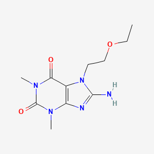 8-Amino-7-(2-ethoxyethyl)-1,3-dimethyl-1H-purine-2,6(3H,7H)-dione