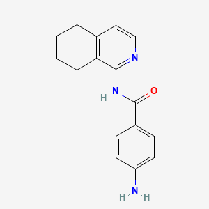 Benzamide, 4-amino-N-(5,6,7,8-tetrahydro-1-isoquinolinyl)-