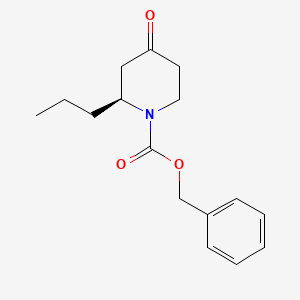 (S)-Benzyl 4-oxo-2-propylpiperidine-1-carboxylate