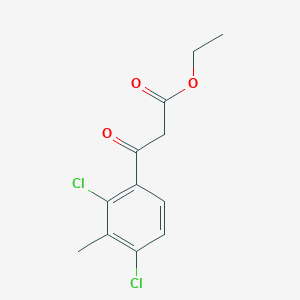 2,4-Dichloro-3-methyl-beta-oxobenzenepropanoic acid ethyl ester