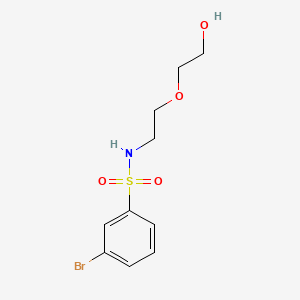 molecular formula C10H14BrNO4S B1184959 3-bromo-N-[2-(2-hydroxyethoxy)ethyl]benzenesulfonamide 