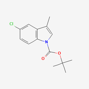 Tert-butyl 5-chloro-3-methyl-1H-indole-1-carboxylate