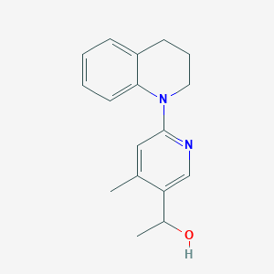 1-(6-(3,4-Dihydroquinolin-1(2H)-yl)-4-methylpyridin-3-yl)ethanol