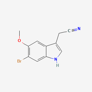 2-(6-Bromo-5-methoxy-1H-indol-3-yl)acetonitrile