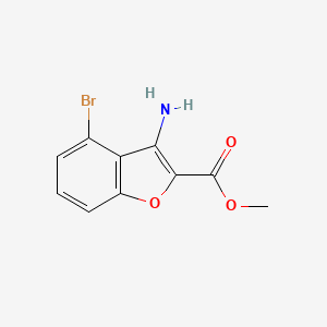 Methyl 3-amino-4-bromobenzofuran-2-carboxylate