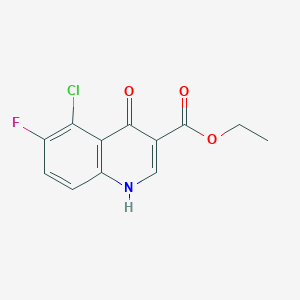 Ethyl 5-chloro-6-fluoro-4-hydroxyquinoline-3-carboxylate