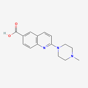 2-(4-Methylpiperazin-1-yl)quinoline-6-carboxylic acid