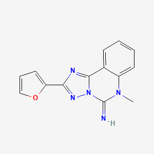 2-(Furan-2-yl)-6-methyl[1,2,4]triazolo[1,5-c]quinazolin-5(6H)-imine