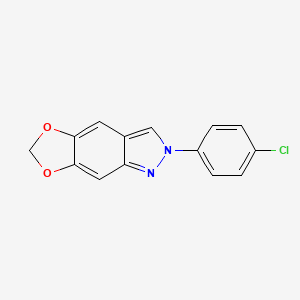 2-(4-Chlorophenyl)-2H-[1,3]dioxolo[4,5-F]indazole