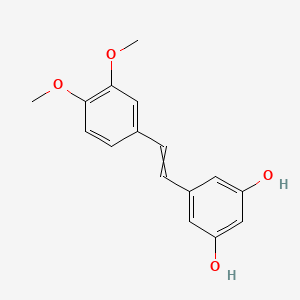 5-[2-(3,4-Dimethoxyphenyl)ethenyl]benzene-1,3-diol