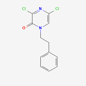 3,5-dichloro-1-phenethylpyrazin-2(1H)-one