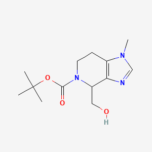 tert-Butyl 4-(hydroxymethyl)-1-methyl-6,7-dihydro-1H-imidazo[4,5-c]pyridine-5(4H)-carboxylate