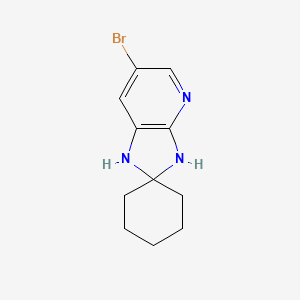 6'-Bromo-1',3'-dihydrospiro[cyclohexane-1,2'-imidazo[4,5-b]pyridine]